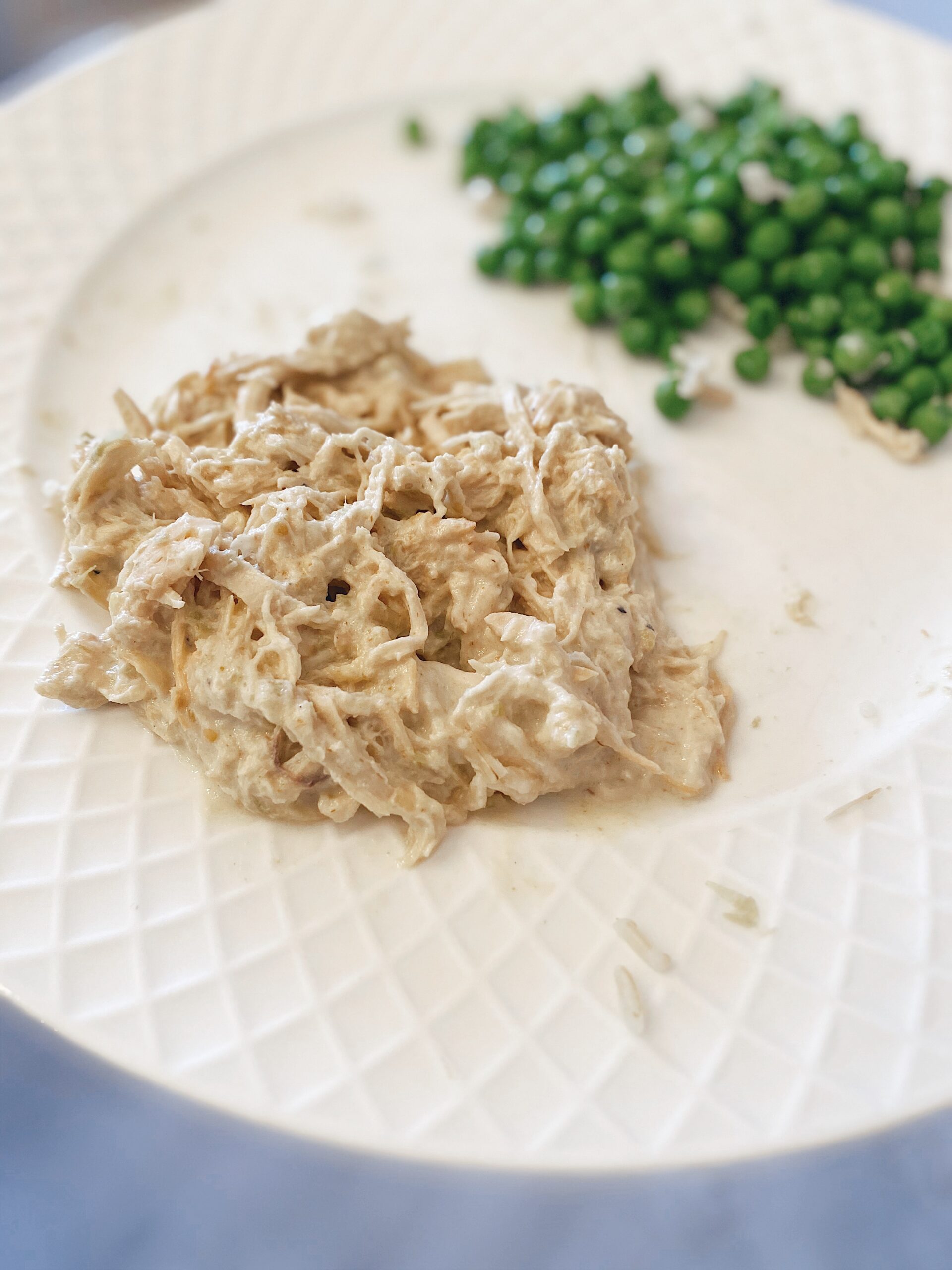 Easy crockpot dinner recipe - salsa verde chicken with homemade chicken soup