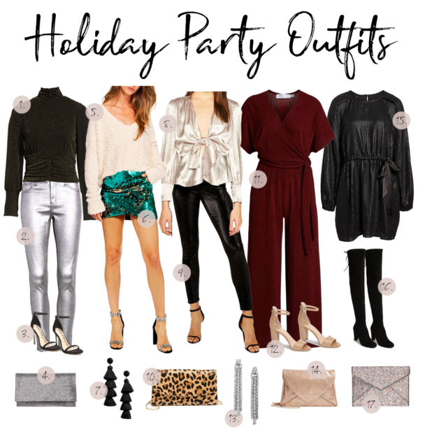 Holiday party outfits ideas and inspo