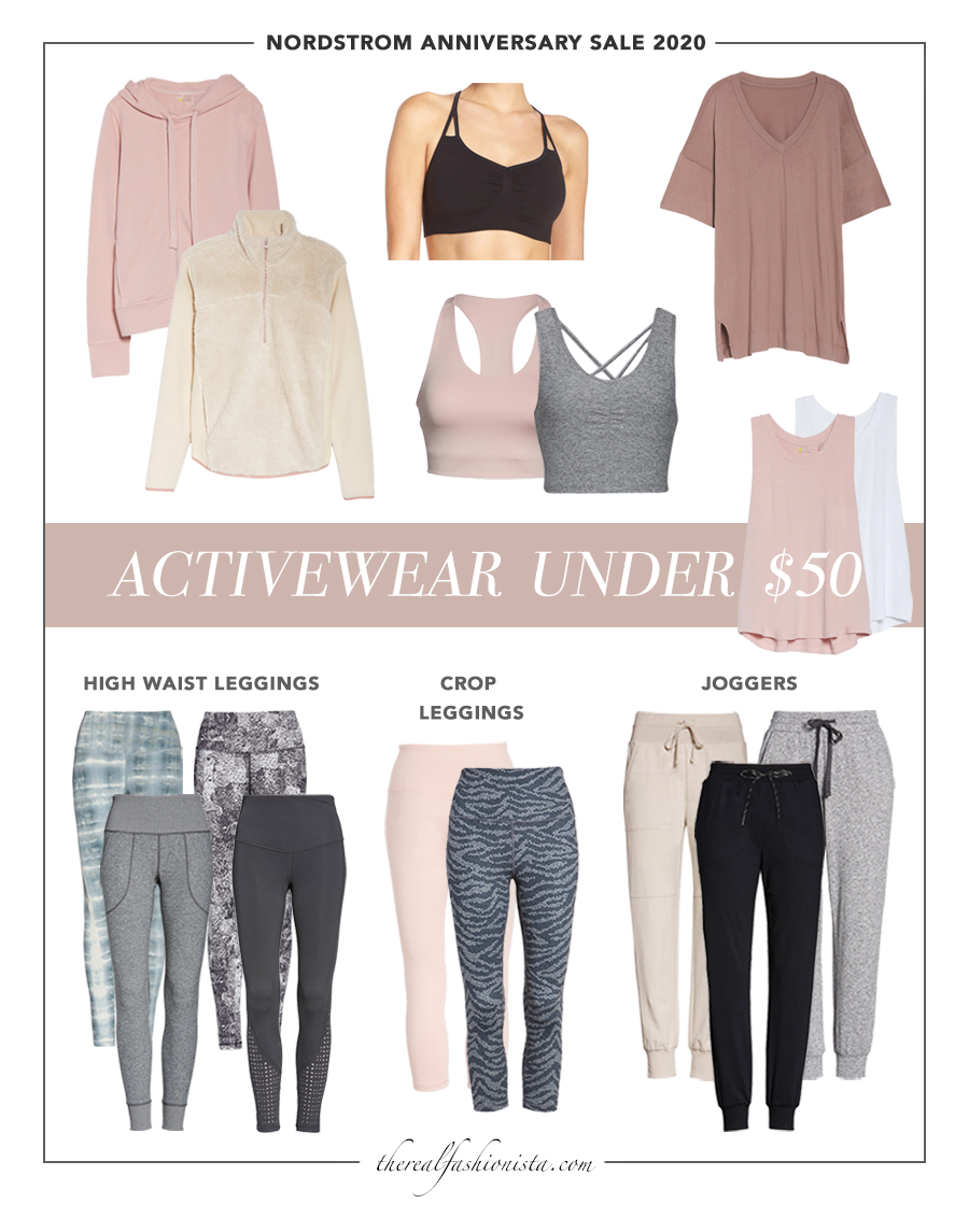 nordstrom anniversary sale 2020 zella activewear athleisure under $50