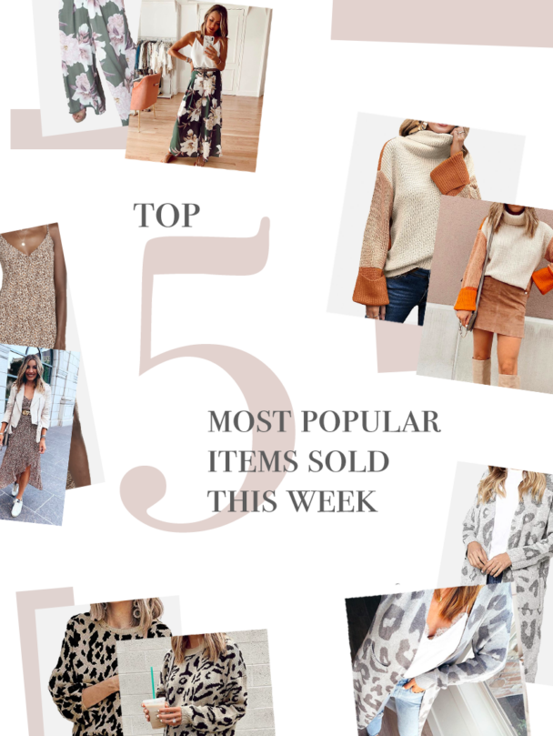 fashion blogger jaime shrayber weekly top 5 most popular items sold from amazon and nordstrom