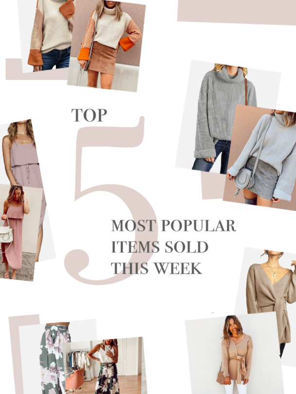 fashion blogger jaime shrayber weekly top 5 most popular items sold from amazon and nordstrom