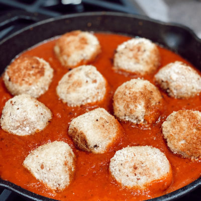 italian chicken parmesan meatballs - easy minimal prep and cooking recipe