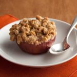 dessert recipes that include fruit - baked apple with crisp topping