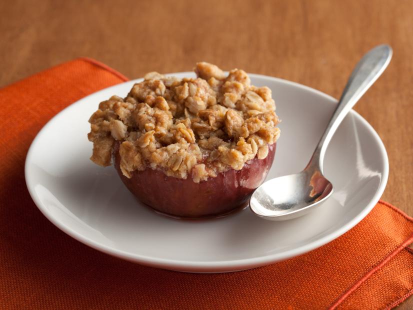 dessert recipes that include fruit - baked apple with crisp topping