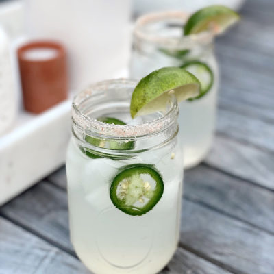 spicy margarita recipe with jalapeno and lime