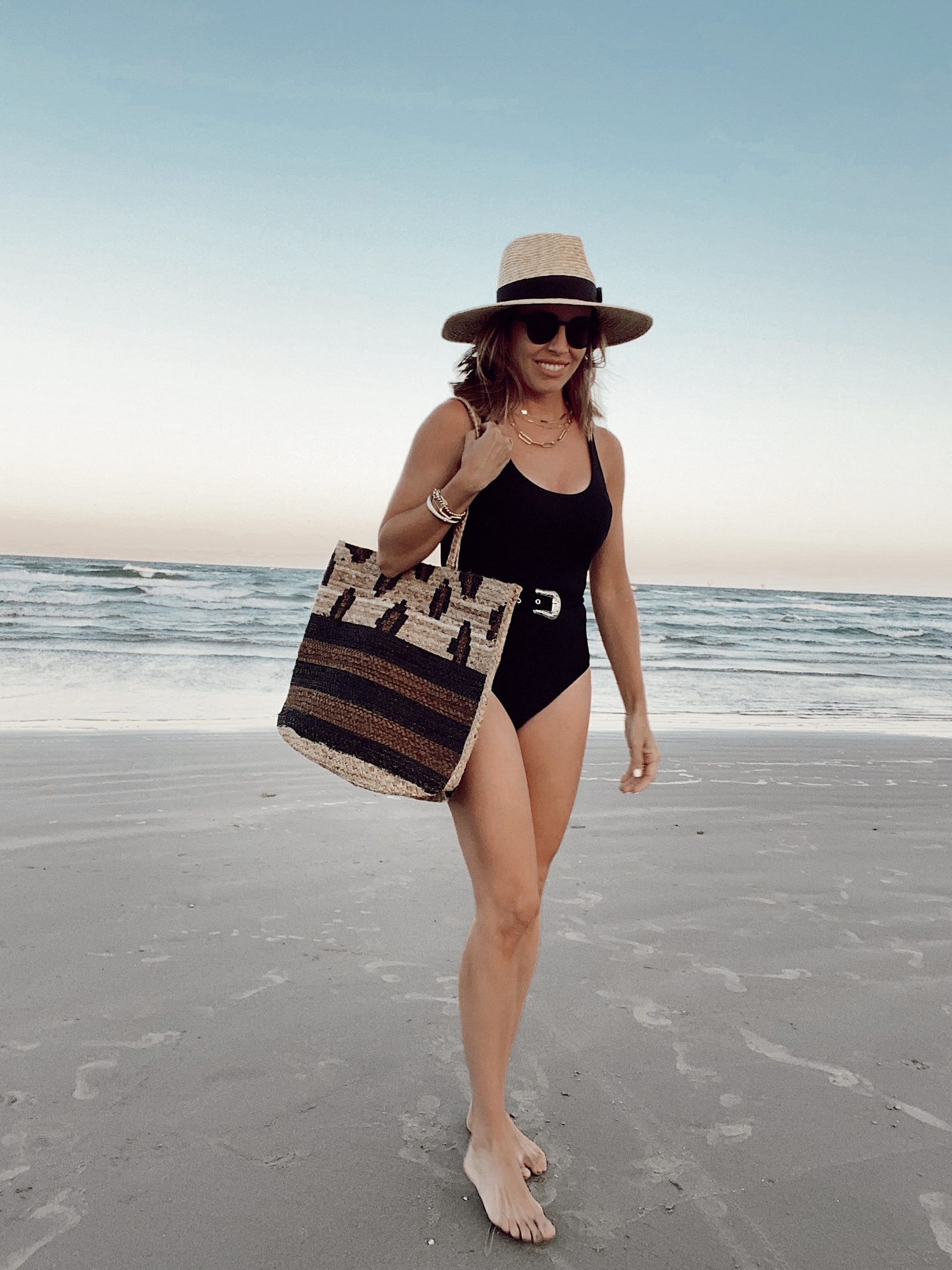 affordable flattering swimsuit for moms