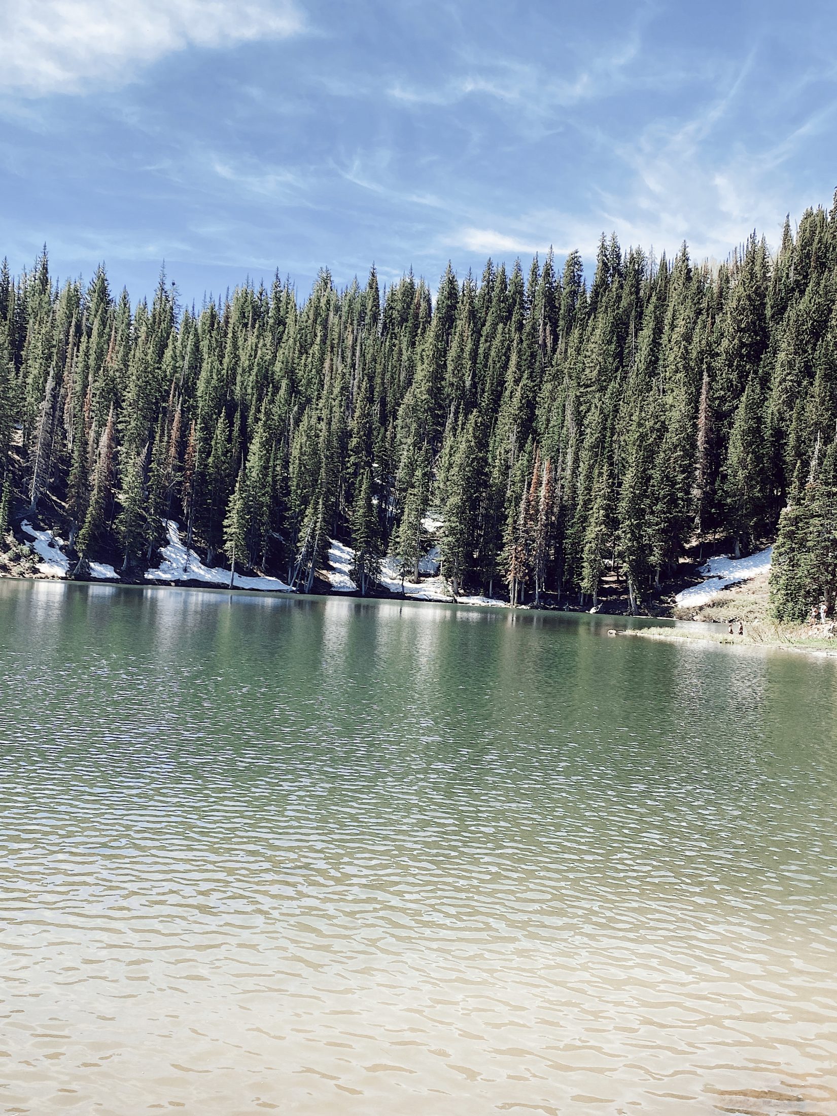 blood lake scenic hike in park city utah