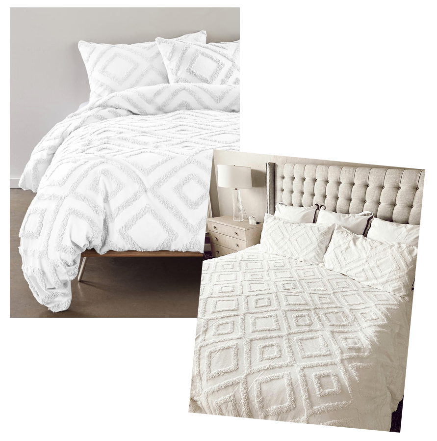 nordstrom bp tufted lattice queen duvet cover