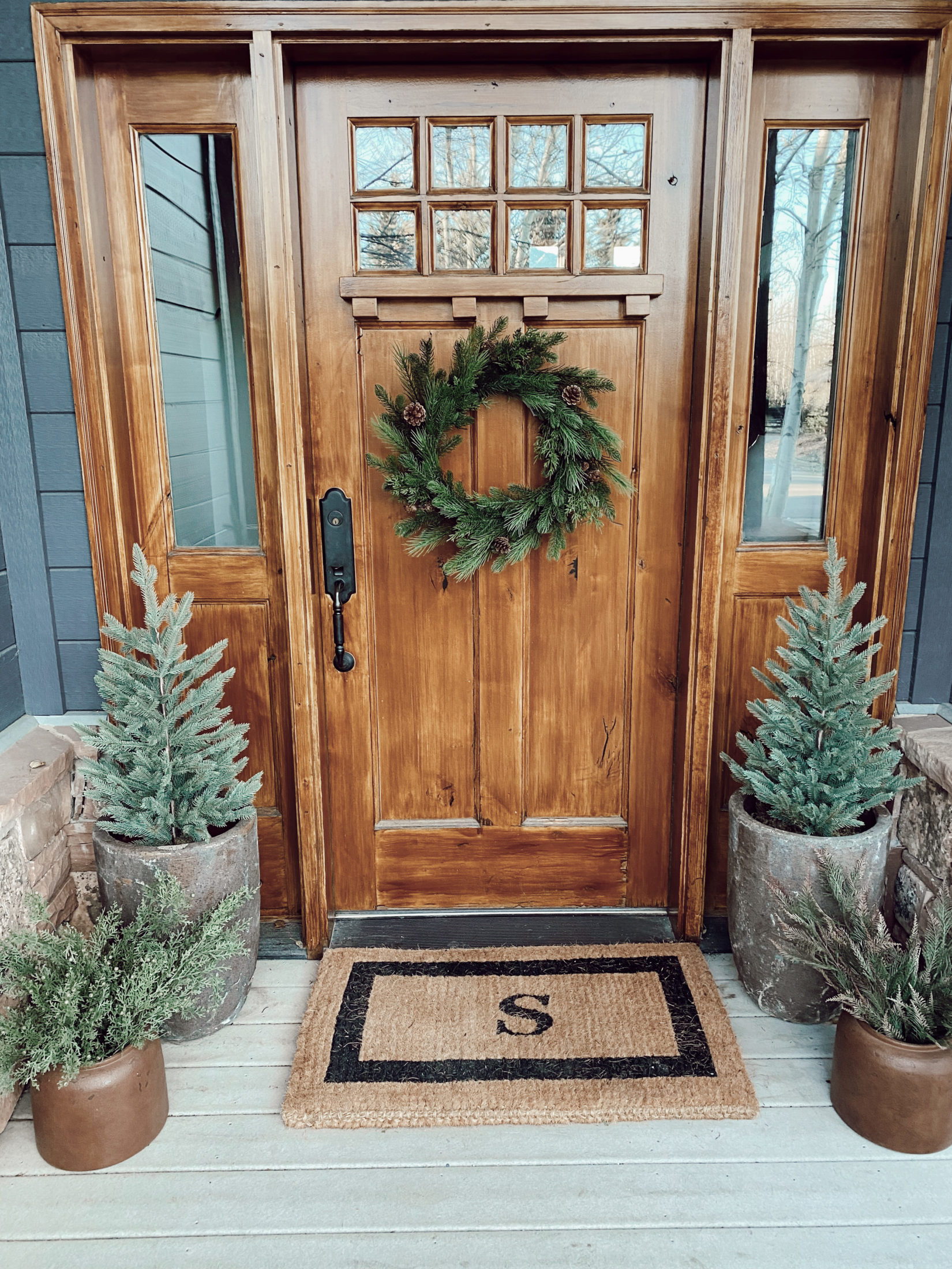 park city, porch decor, holidays