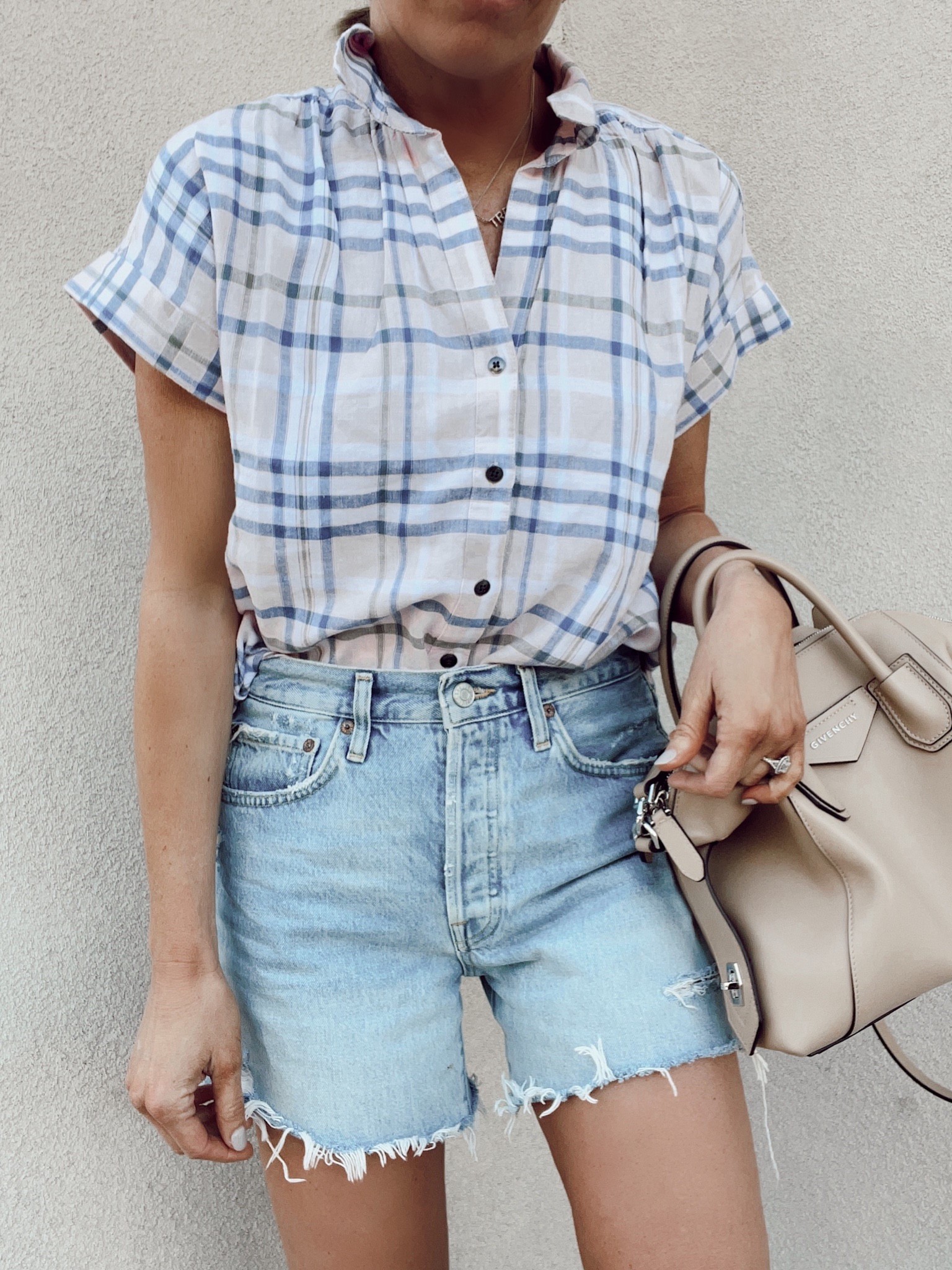 agolde, denim shorts, fashion blogger