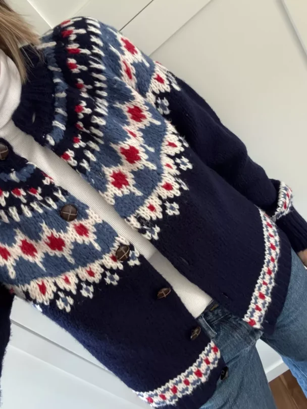 fair isle cardigan