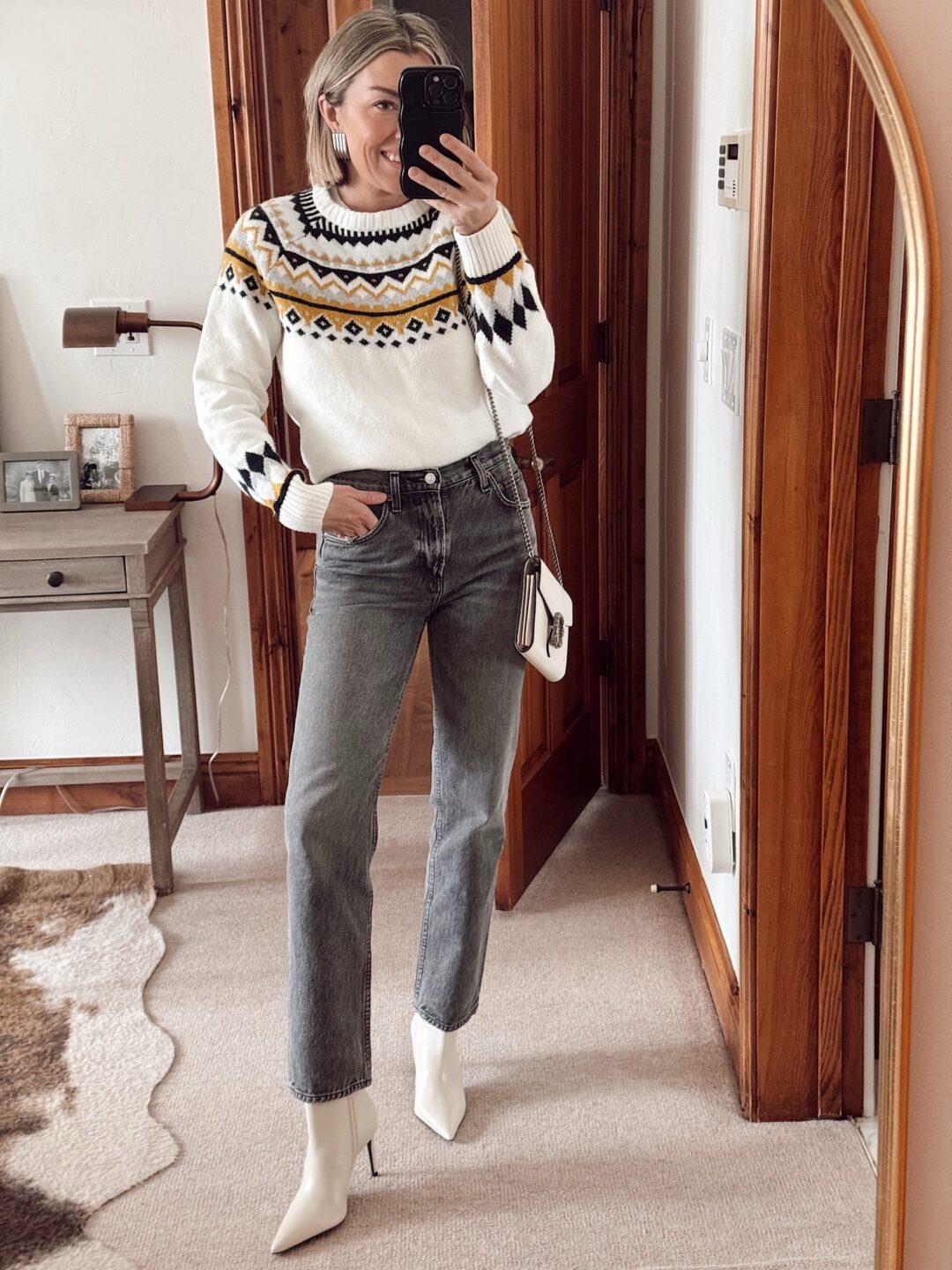 fair isle winter sweater from nordstrom